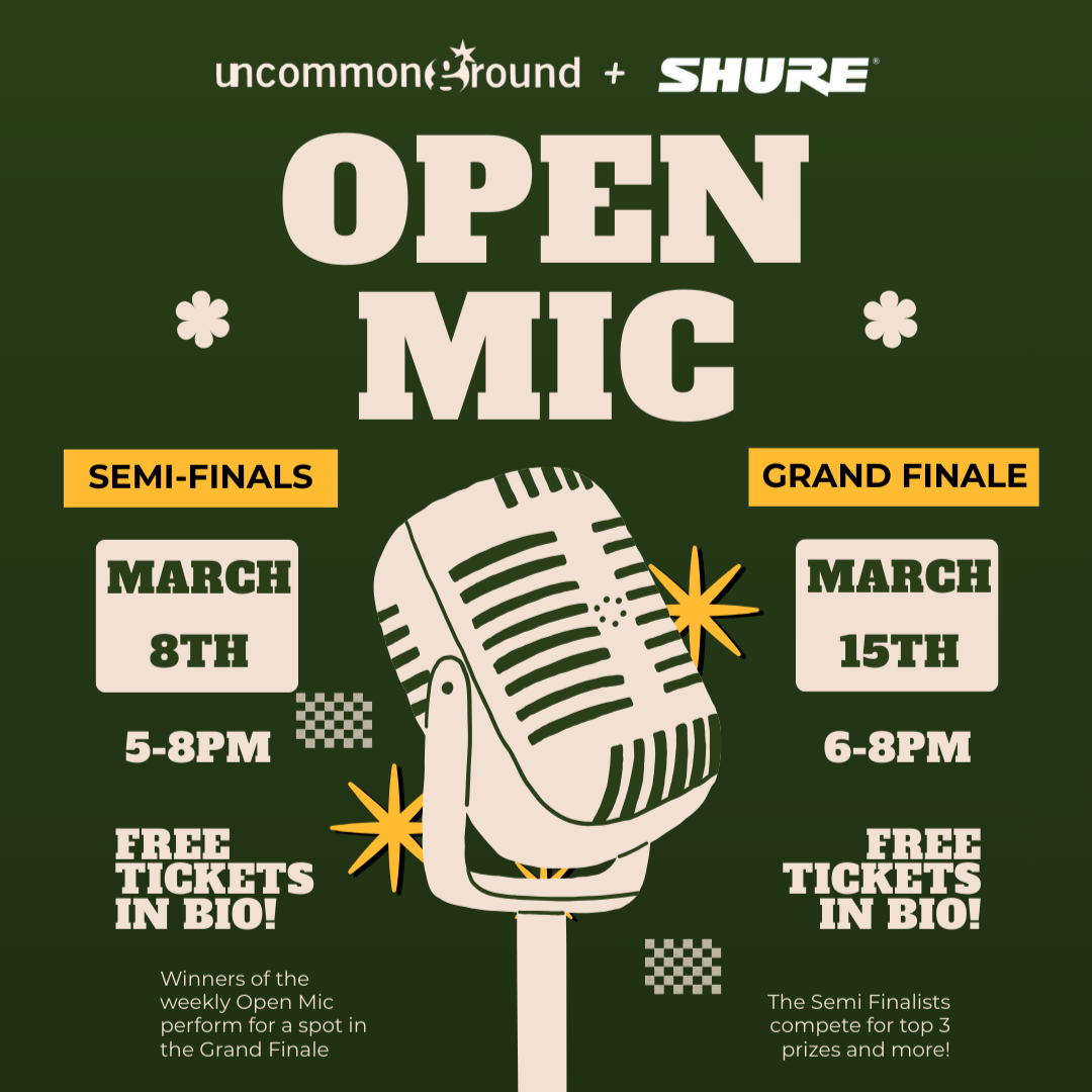 Shure Sponsored Open Mic Semi-Finals
