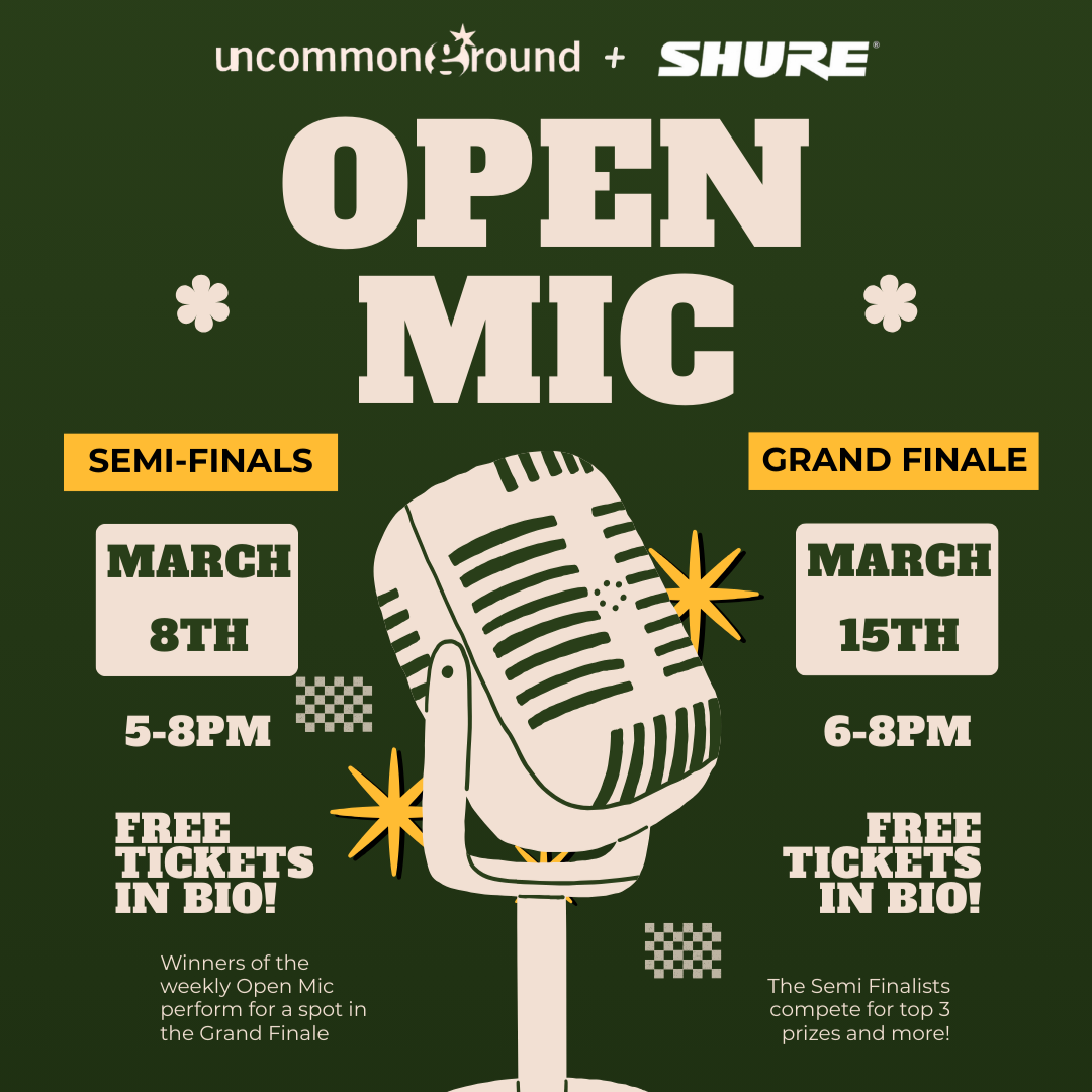 Shure Sponsored Open Mic Grand Finale