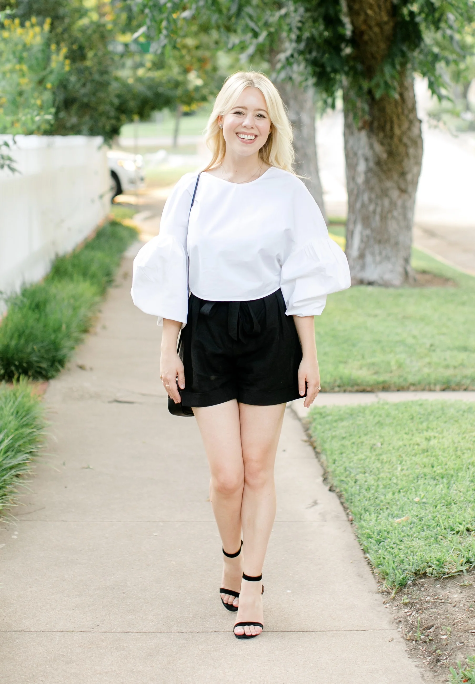 Balloon Shirt & Paper bag Shorts