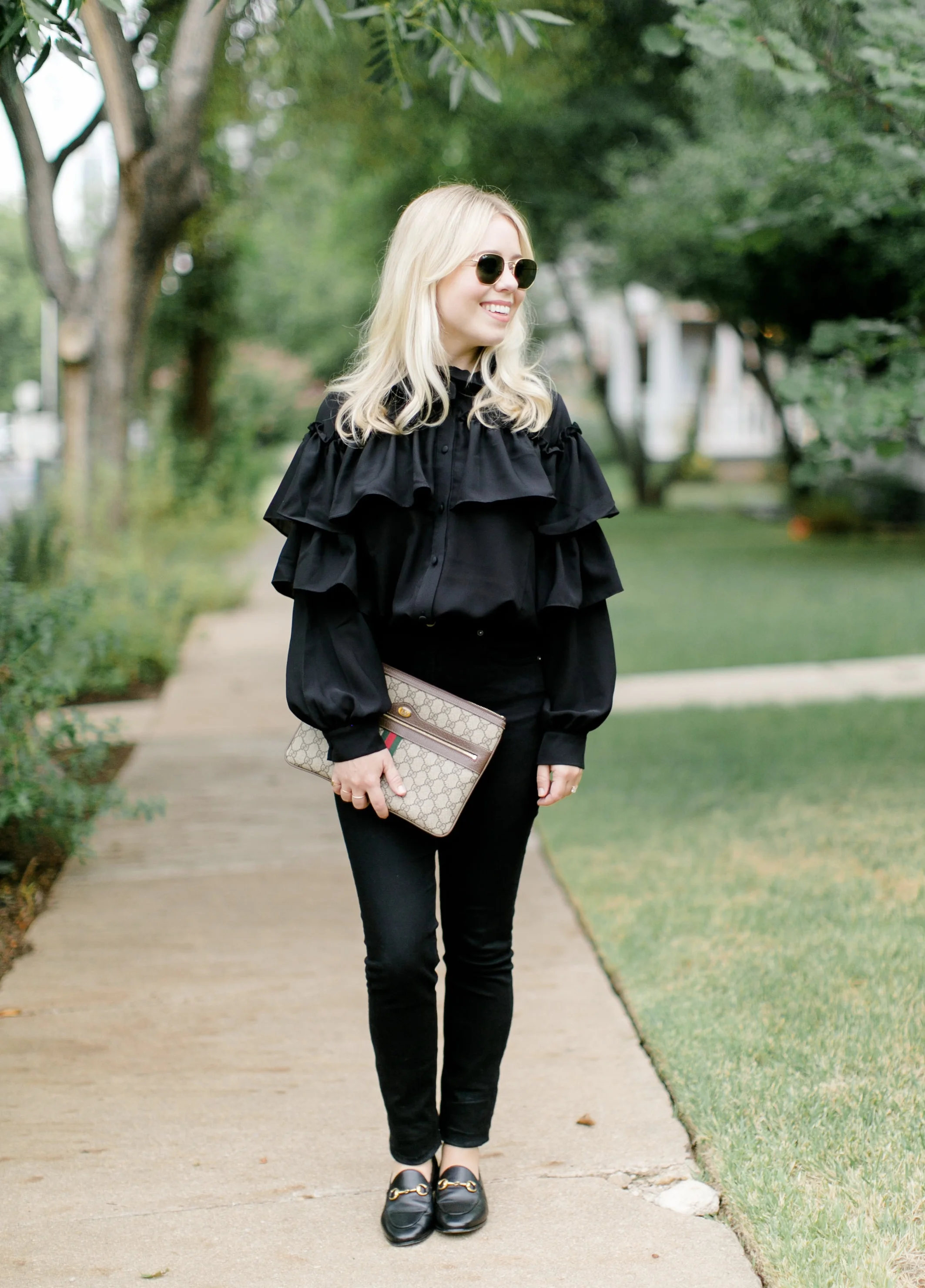 All Black and Ruffles
