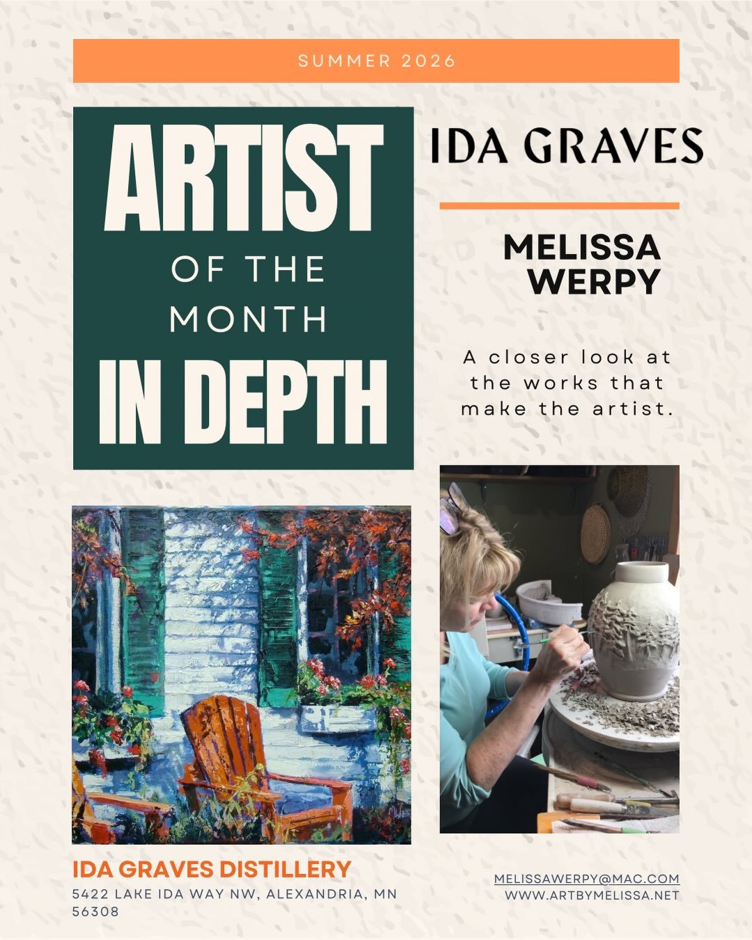 Art can be appreciated in a glance, but it often says more if we linger. Over the coming months, we&rsquo;ll be spending time with the works of the many talented artists in our gallery and sculpture walk, exploring the colors, textures, quirks, skill