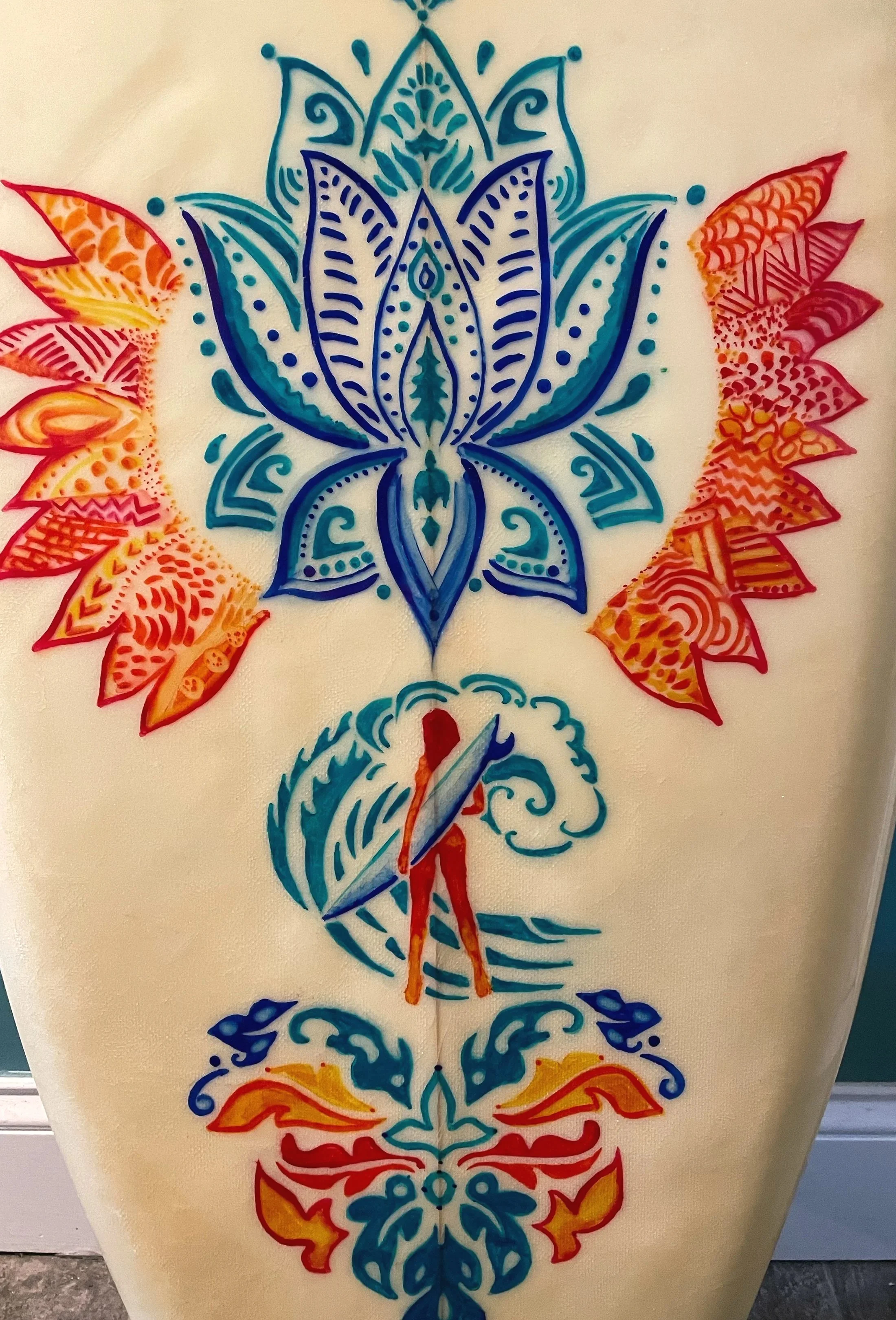 Bunger+surfboard+art+surfer+details