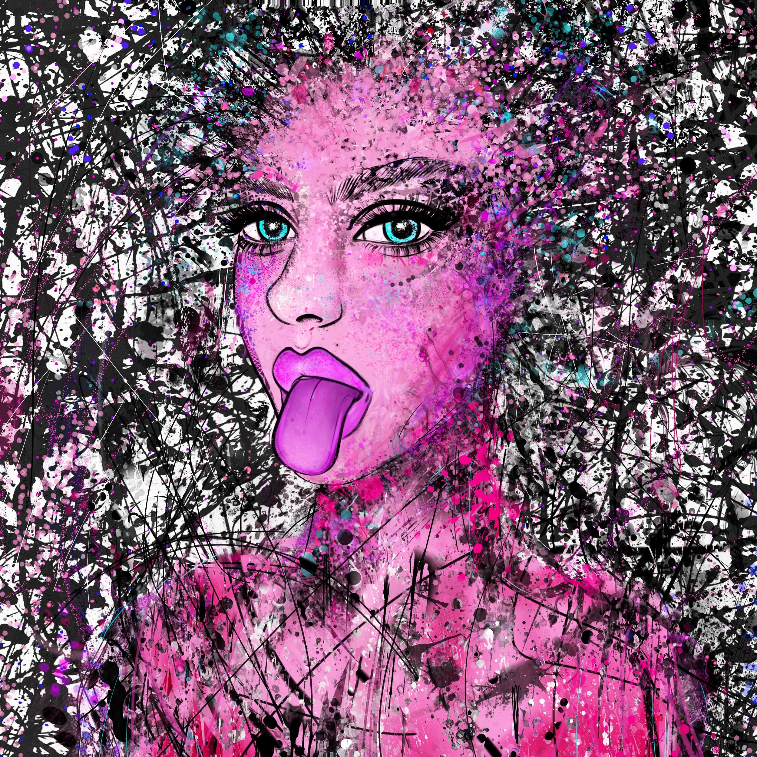 Yea, No- Abstract Woman Portrait- Modern Art copy.jpg