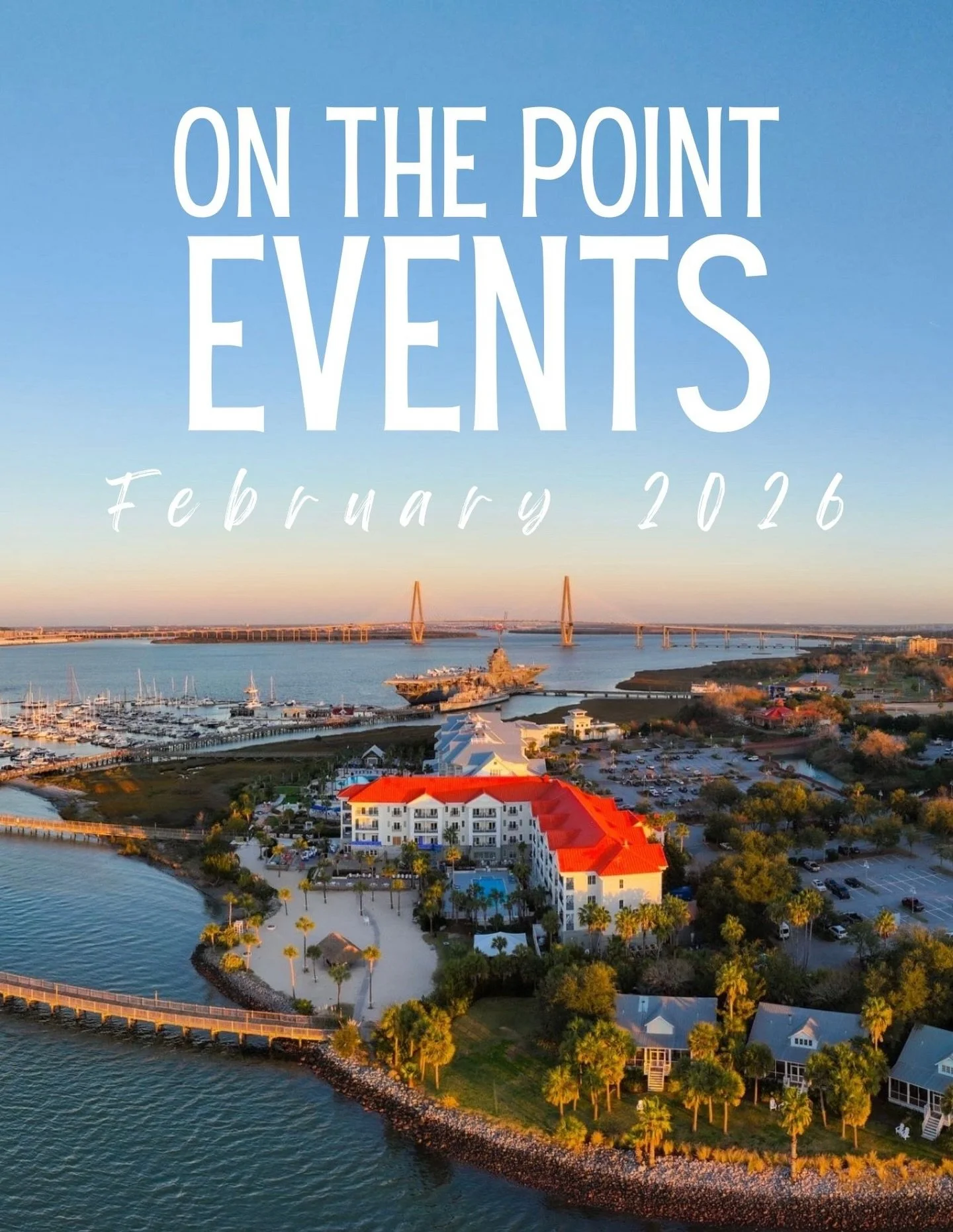 Music, drinks, oysters, and harbor views🥂🦪 see what&rsquo;s happening all month long! #chsharborevents #oystersonthepoint