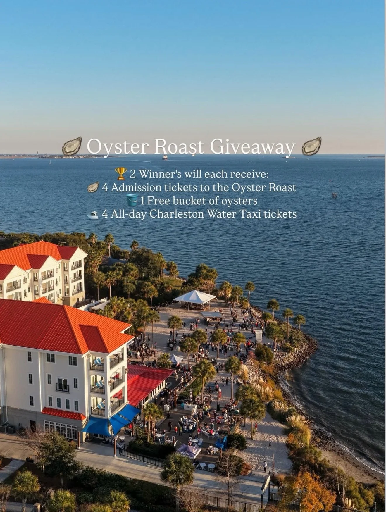 LAST Oyster Roast Giveaway of the season ⬇️🦪🎉

Oysters on the Point is back for its final oyster roast (March 7) with live music from @54bicycles, and we&rsquo;re celebrating with a giveaway worth rounding up your whole crew! 🦪🌊 

There&rsquo;s n