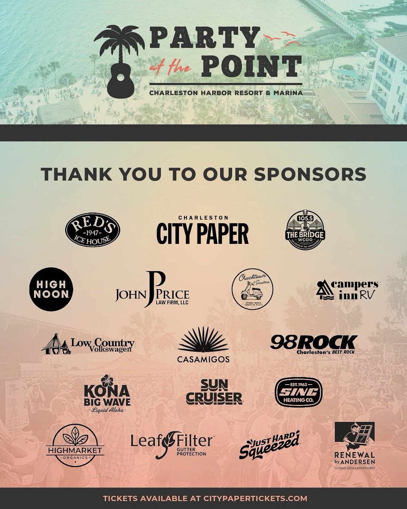 As we get ready for a new season of killer shows in the sand, huge shoutout to our incredible sponsors. We can&rsquo;t do it without them! 🌴