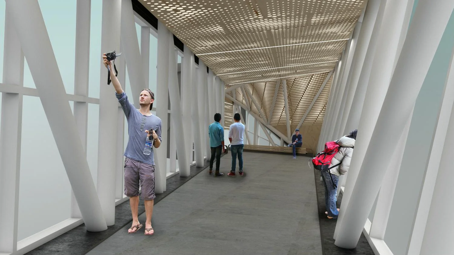 Ballston Pedestrian Bridge