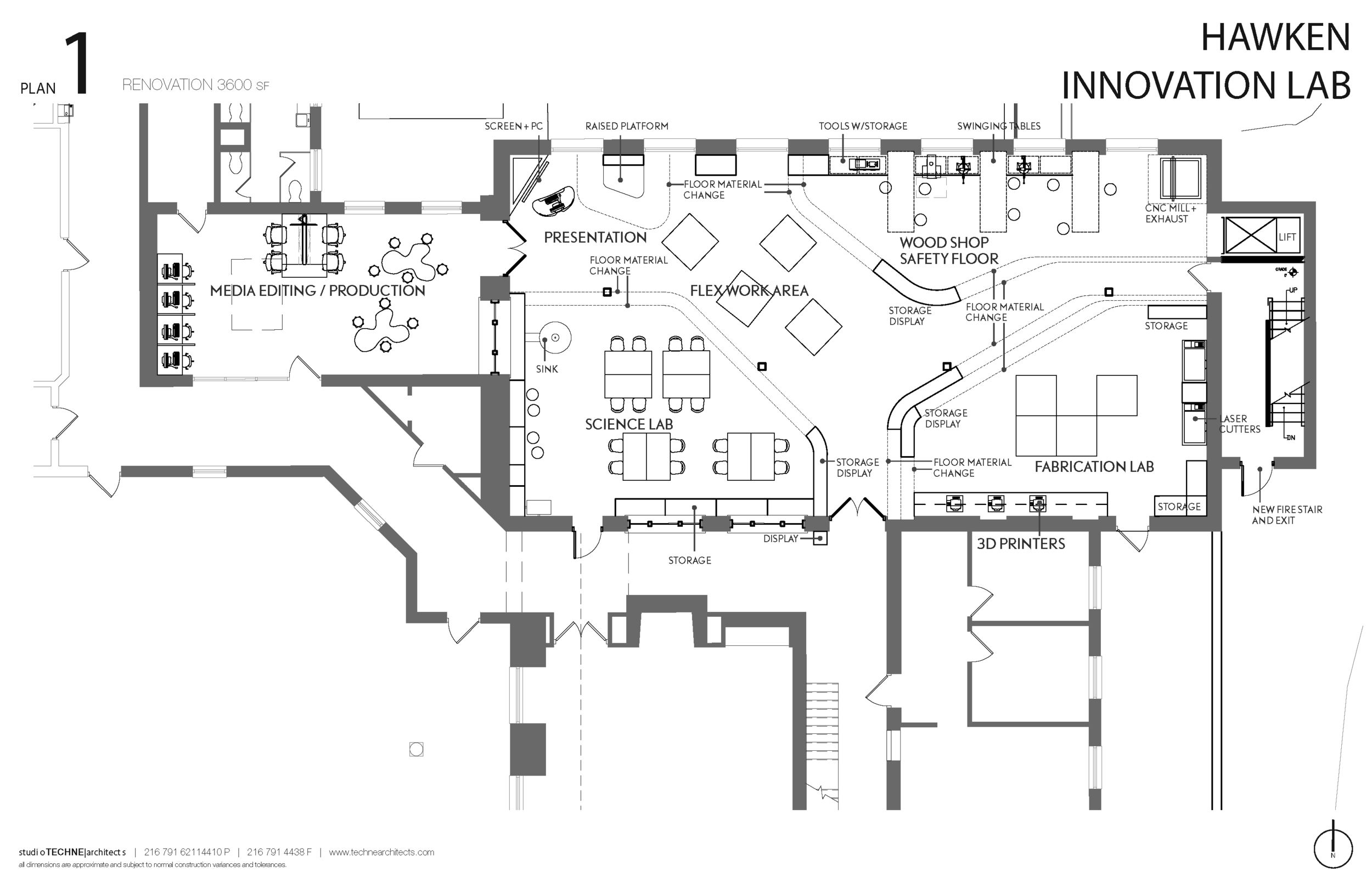 Hawken Brown Gym Innovation Lab
