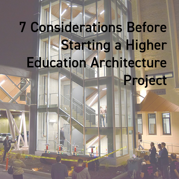 7 Considerations Before Starting a Higher Education Architecture Project