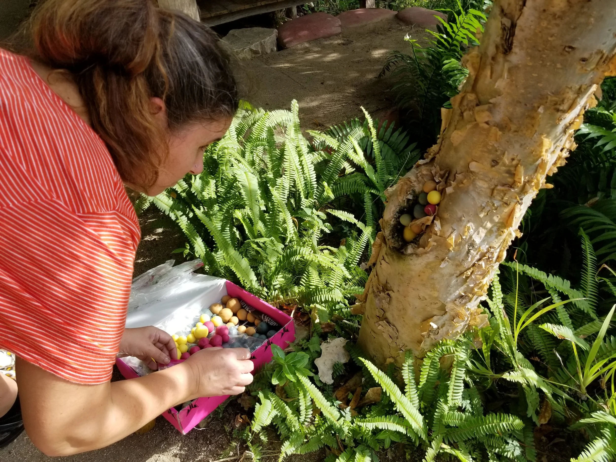A jungle tree opening up for organic dough. One of the few installations I placed with limited difficulty.