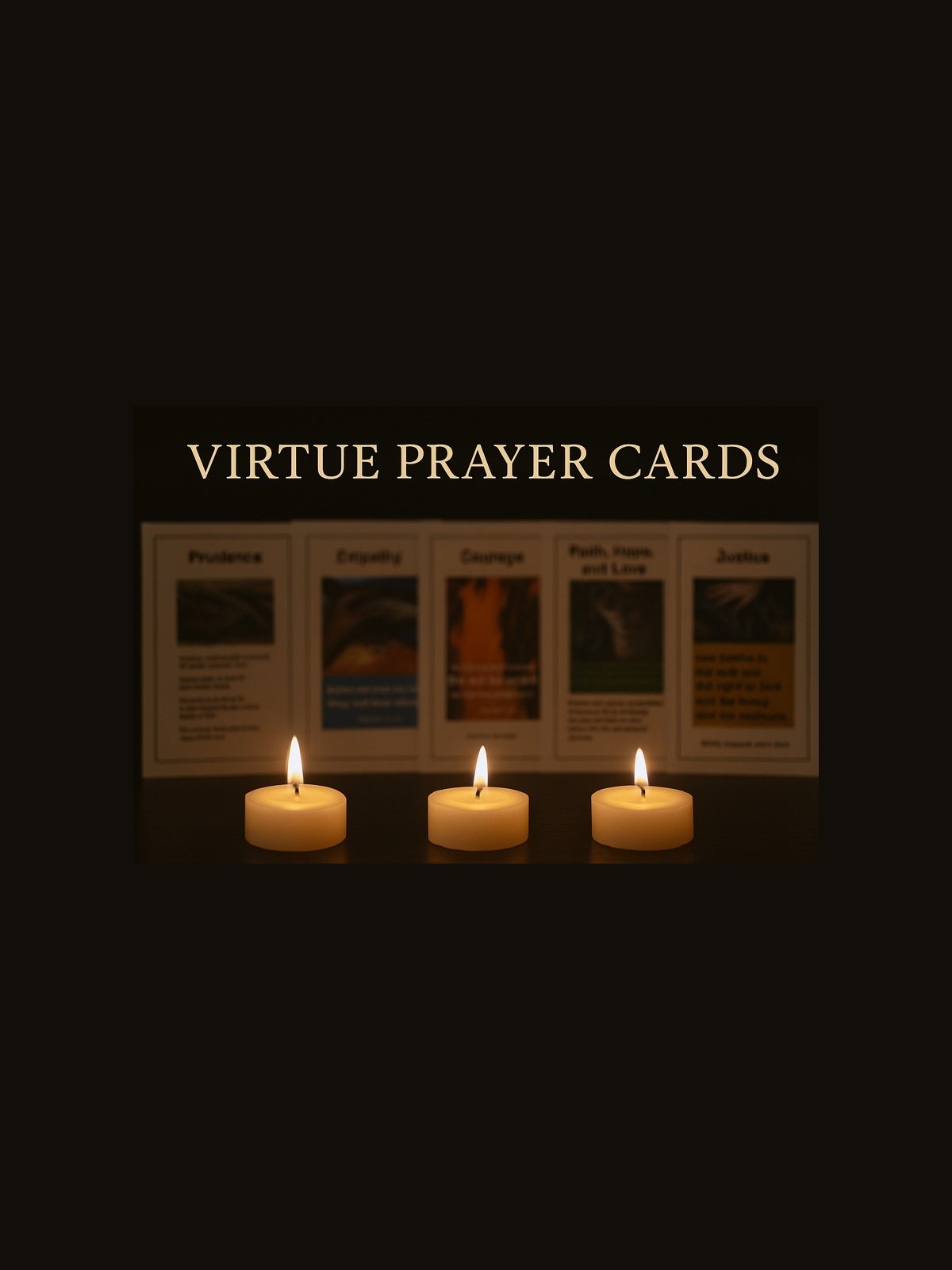 Virtue Prayer Cards - Set of 125