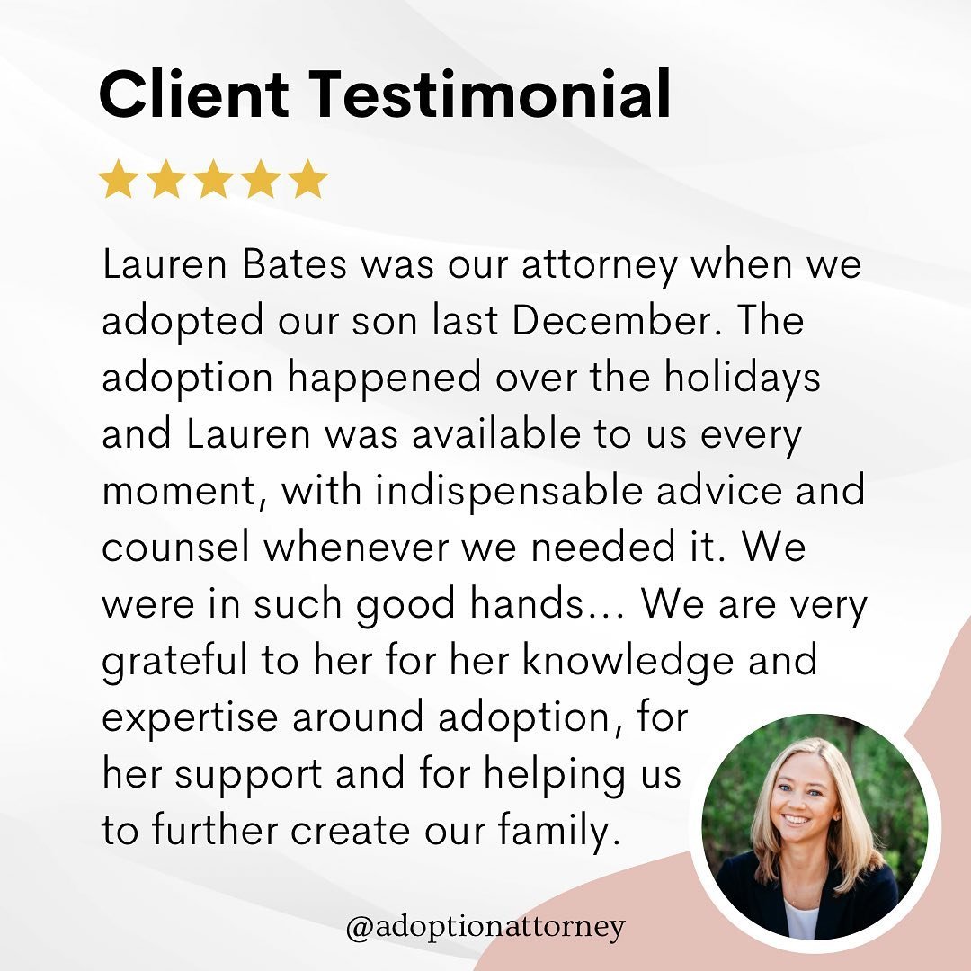 Happy Holidays! ✨
 
 
#adoption #adoptionjourney #domesticadoption #adoptionattorney #adoptionlawyer #adoptionlaw #adoptionprofessionals #californiaadoption #californiaadoptionattorney #clientreview #clienttestimonial #ilovemyjob #clientlove #happyho