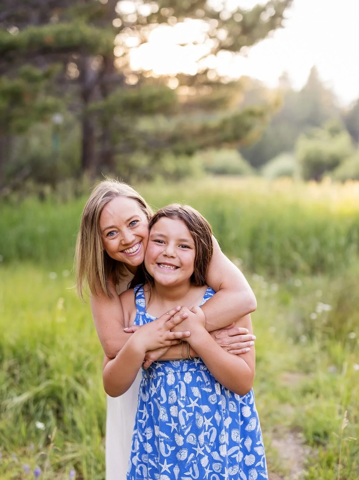 EIGHT years of being her mom! I’m so incredibly lucky. Swipe to see us in the hospital on the day we met 🥹
