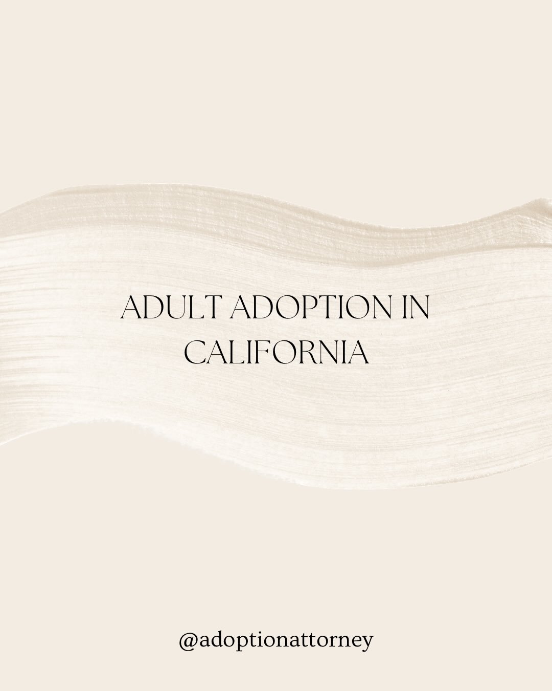Have I told you lately that I love adult adoptions? They are some of the most emotional finalization hearings that I get to attend. There is something very special about memorializing the parent-child relationship during the adoptee&rsquo;s adulthood