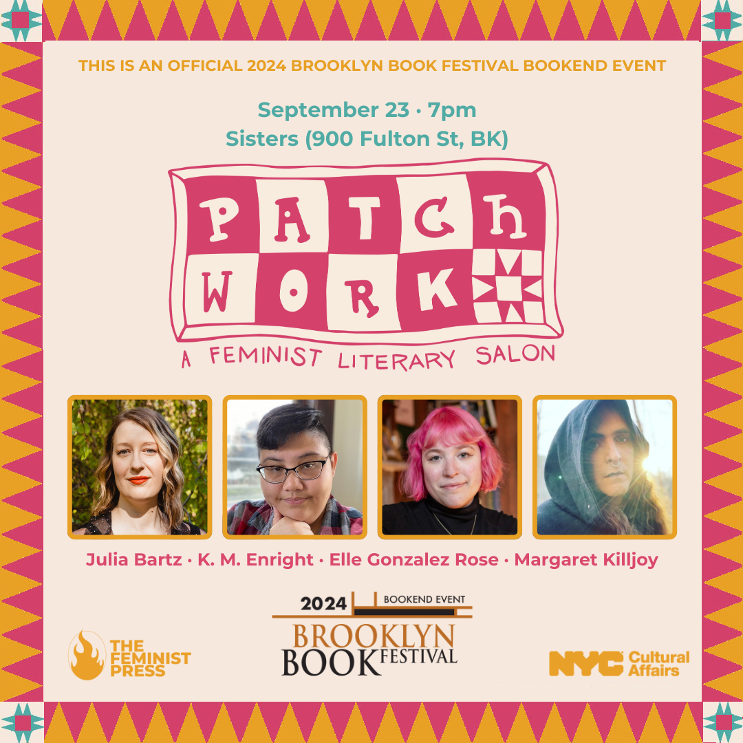 Patchwork Literary Salon x BKBF: Bartz, Enright, Gonzalez Rose, Killjoy