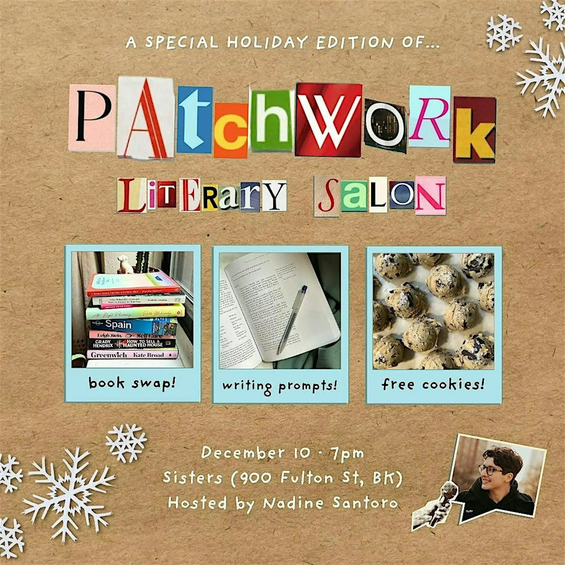 Patchwork Literary Salon: Holiday Book Swap &amp; Creative Capsule