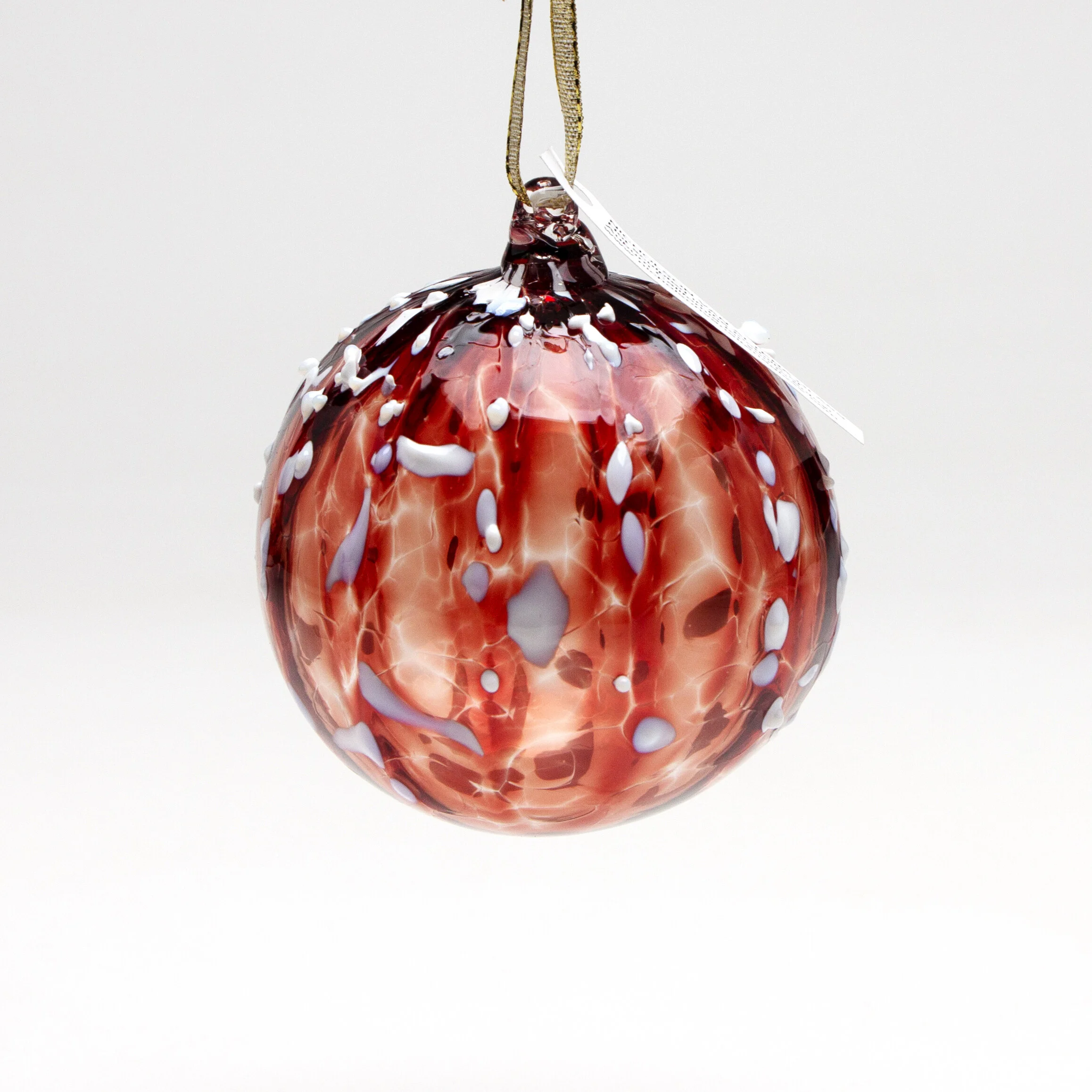 NicholsonvanAltenaGlass_GlobeOrnament_Garnet&WhiteDots.jpg