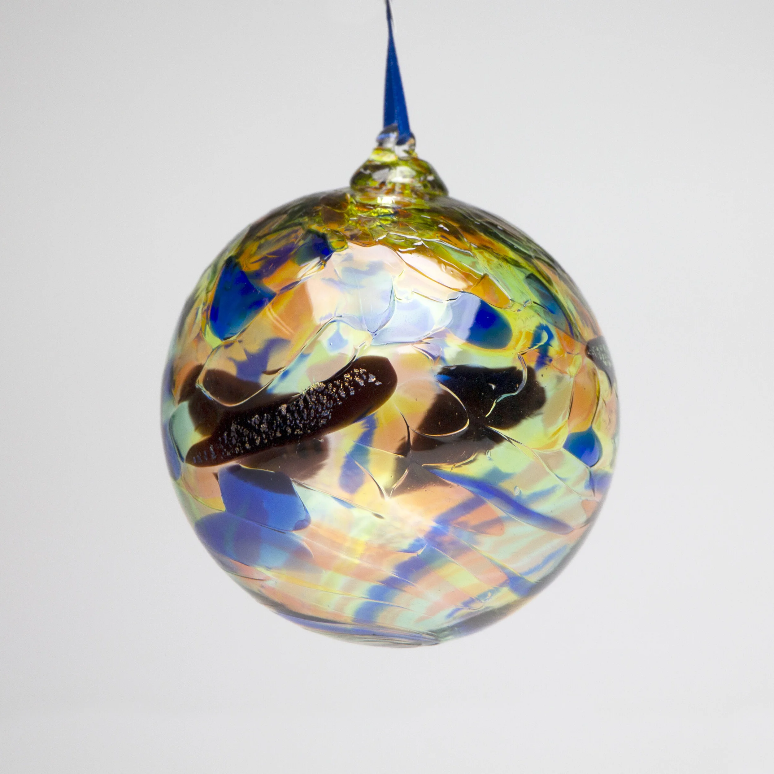 NicholsonvanAltenaGlass_GlobeOrnament_GreenmixDichroic.jpg.jpg