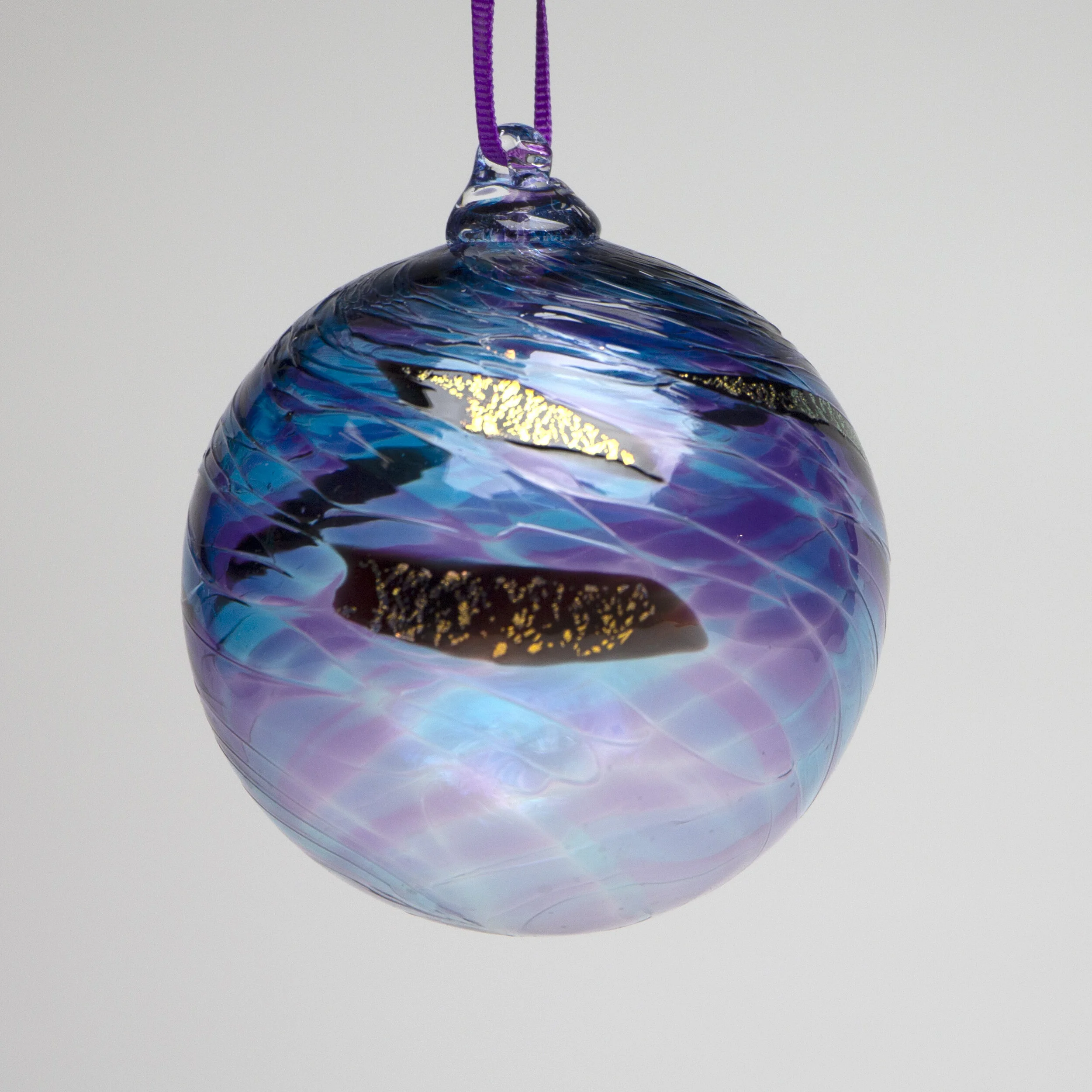 NicholsonvanAltenaGlass_GlobeOrnament_AquaAmethystDichroic.jpg.jpg