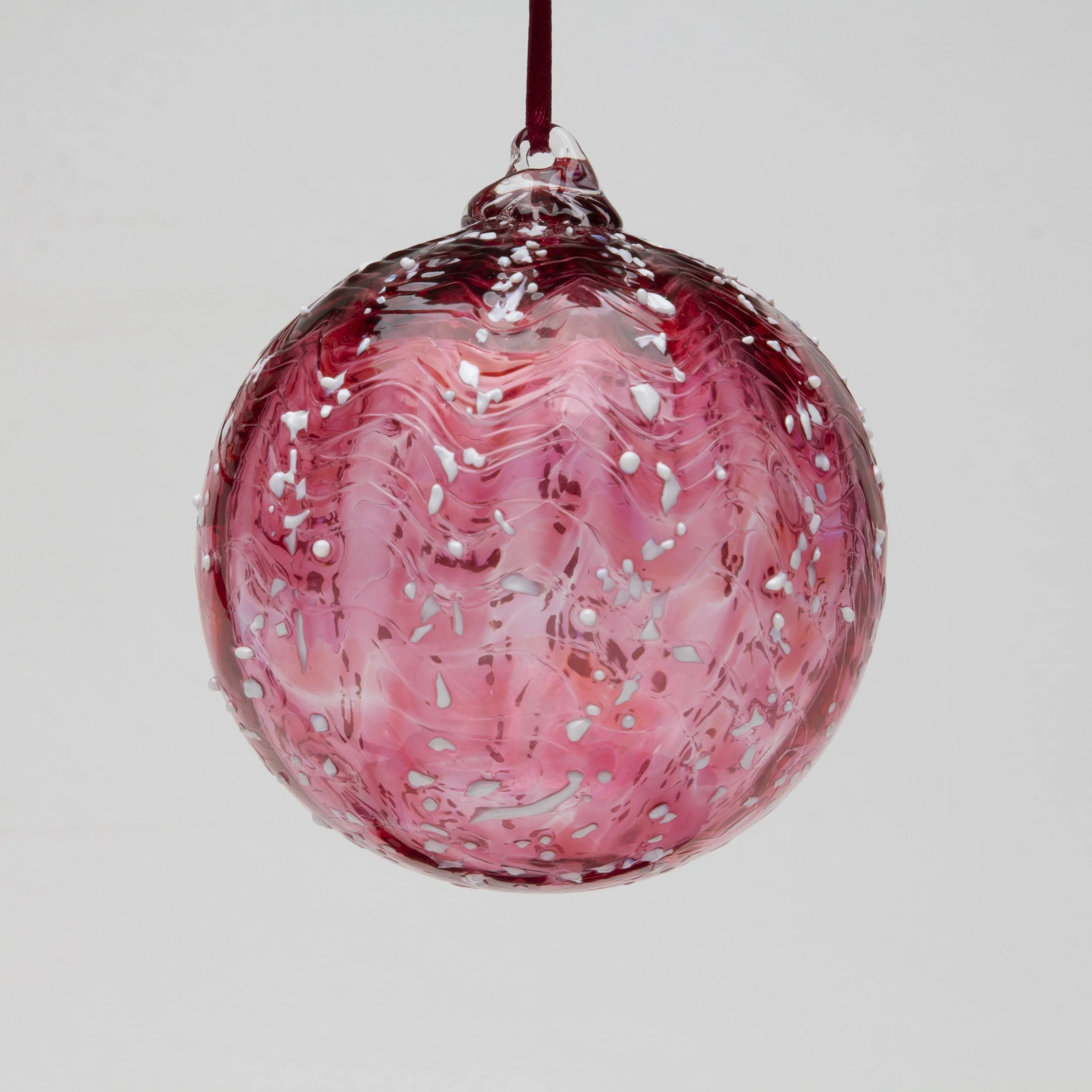 Ruby Snowball Ornament
