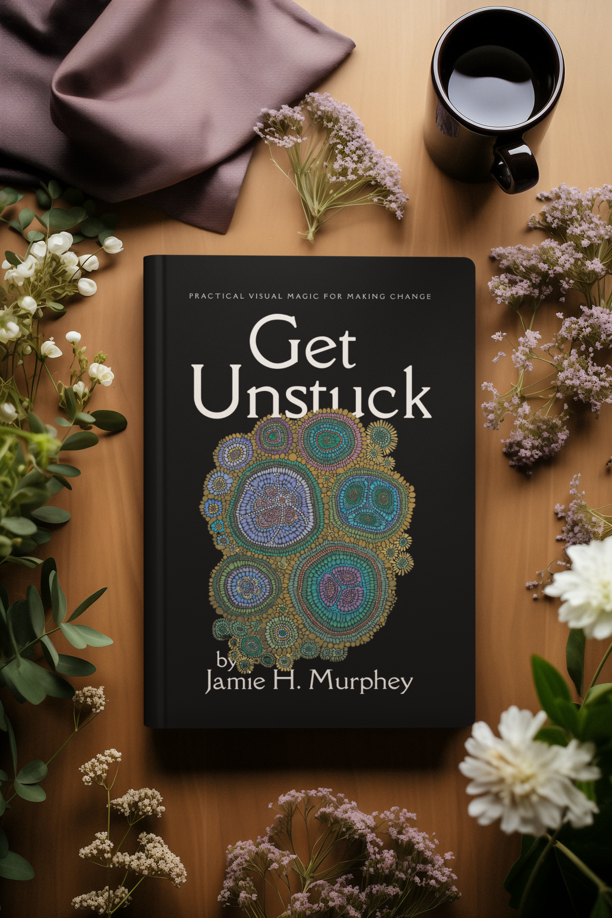 ai-generated-mockup-of-a-hardcover-book-surrounded-by-flowers-m38097.png