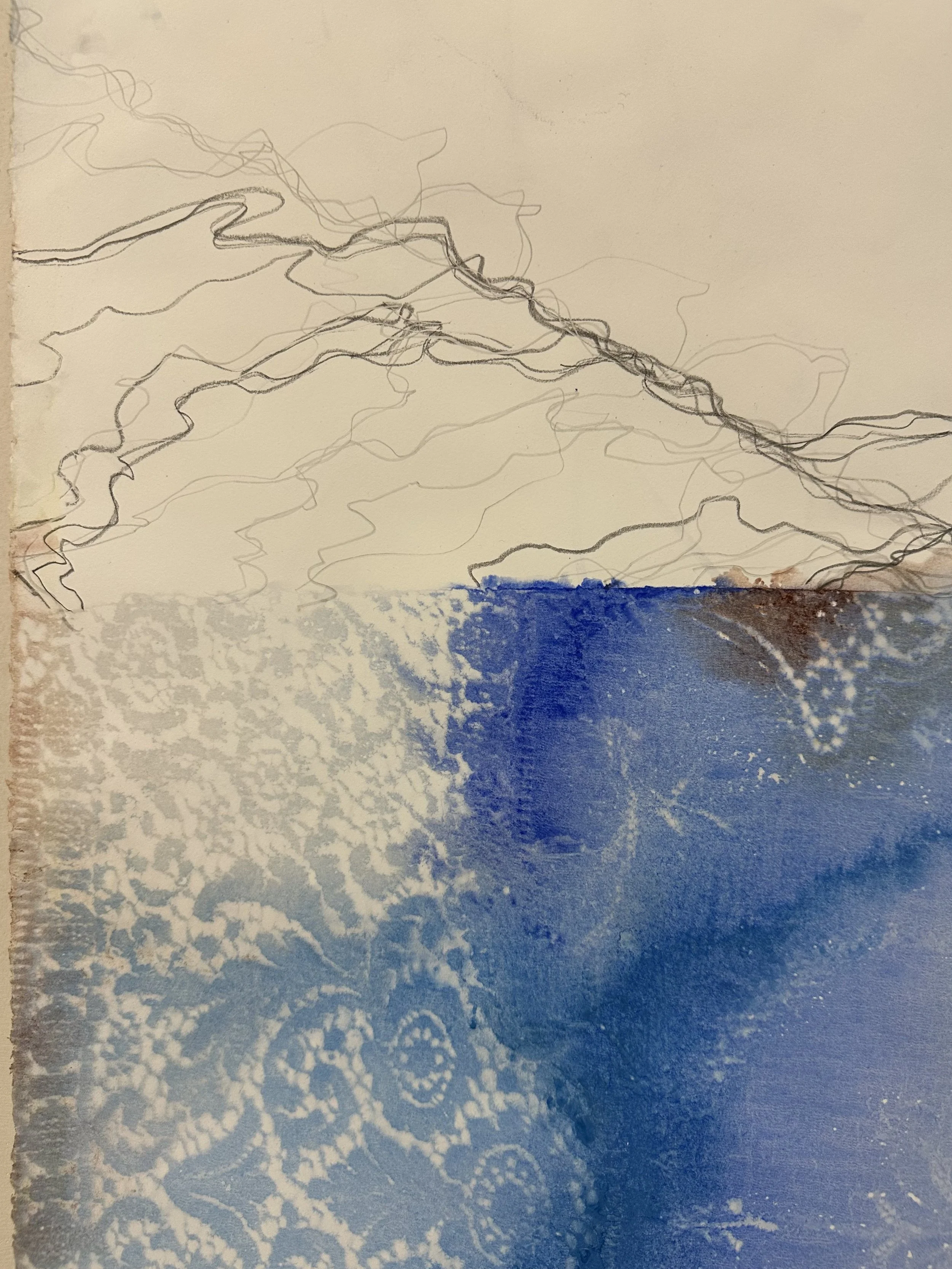 Detail of "I will follow my beating heart"