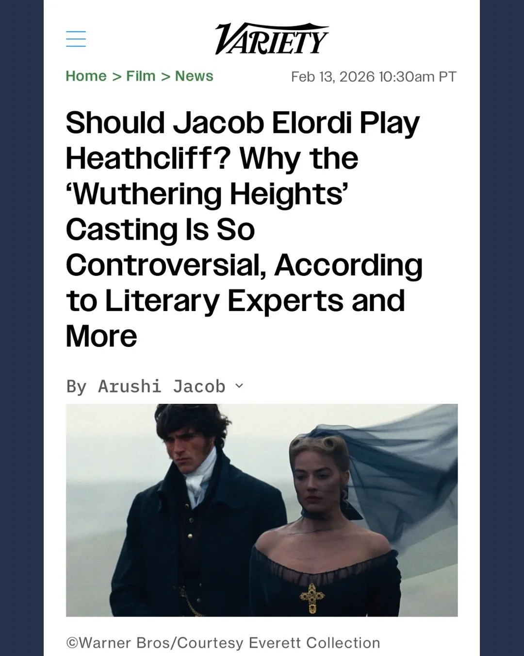Really enjoyed speaking to @variety about the public response to recent casting decisions. I emphasize that these are not one-off responses to individual actors or characters, but instead a cumulative response to decades of erasure. 

Read the articl