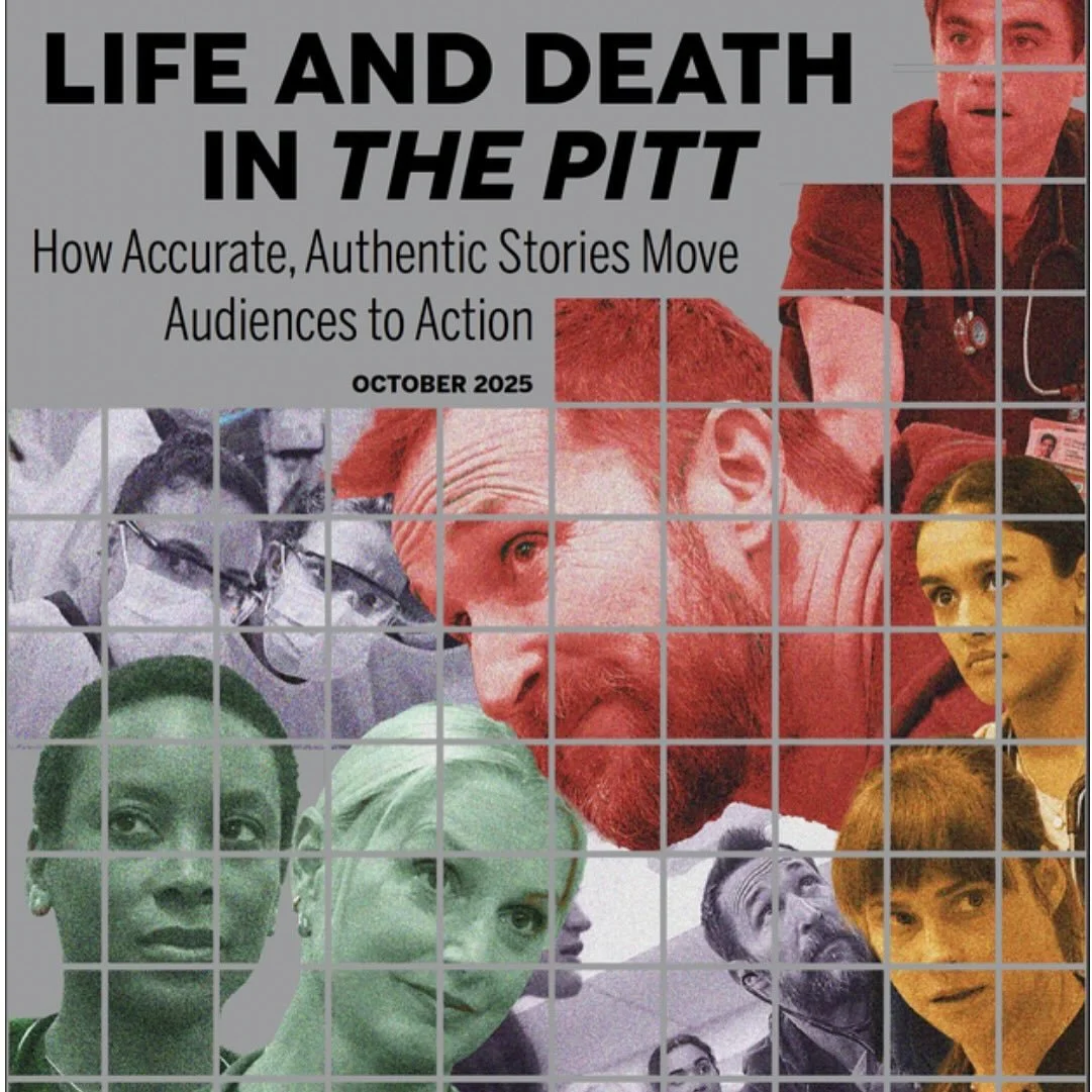 📢 New research, out now. 

🎥 @learcenter&rsquo;s outreach arm, @hollywdhealth, provided expert consultation on all 15 episodes of the first season of The Pitt&mdash; on topics like racial disparities, caregiver stress, mental health, organ donation