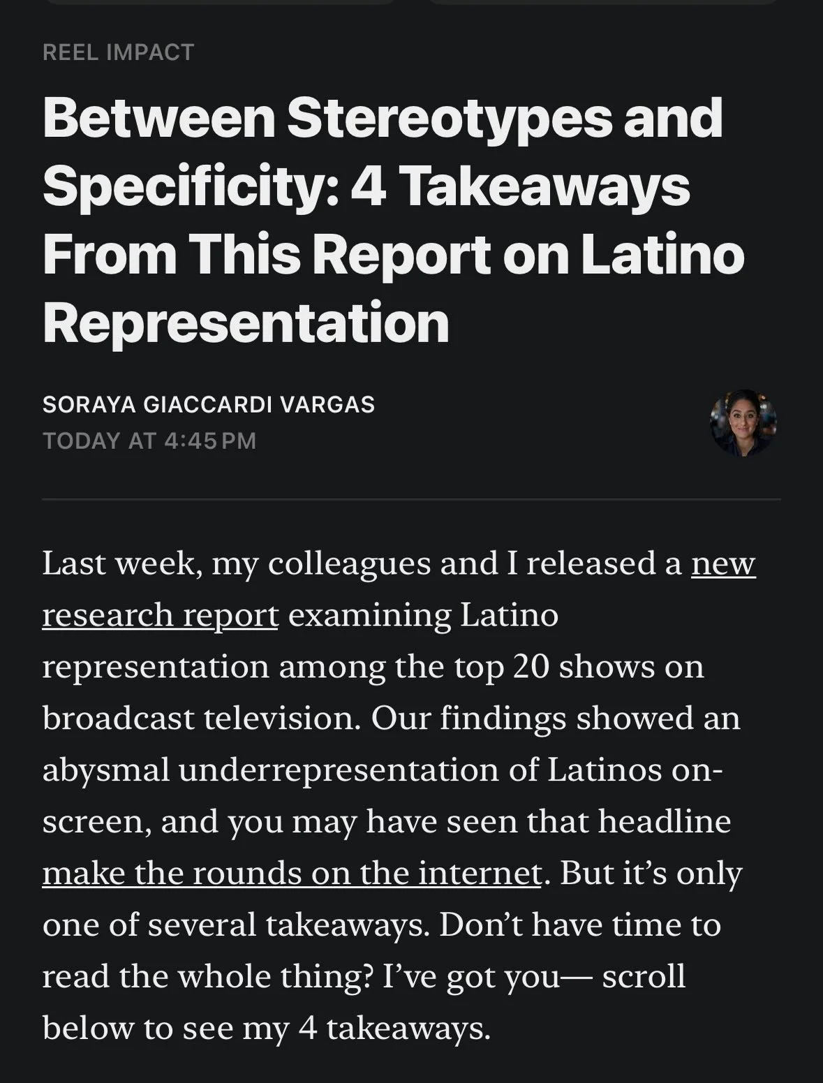 Haven&rsquo;t had time to read the full report? Use the link in bio to read my 4 takeaways&mdash; sneak peak of 2 of those here!