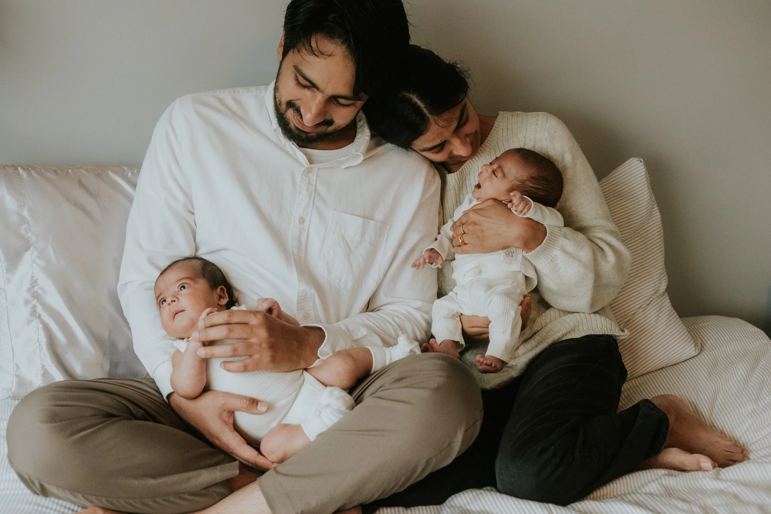 Newborn Twins - Abbotsford In-Home Newborn Session