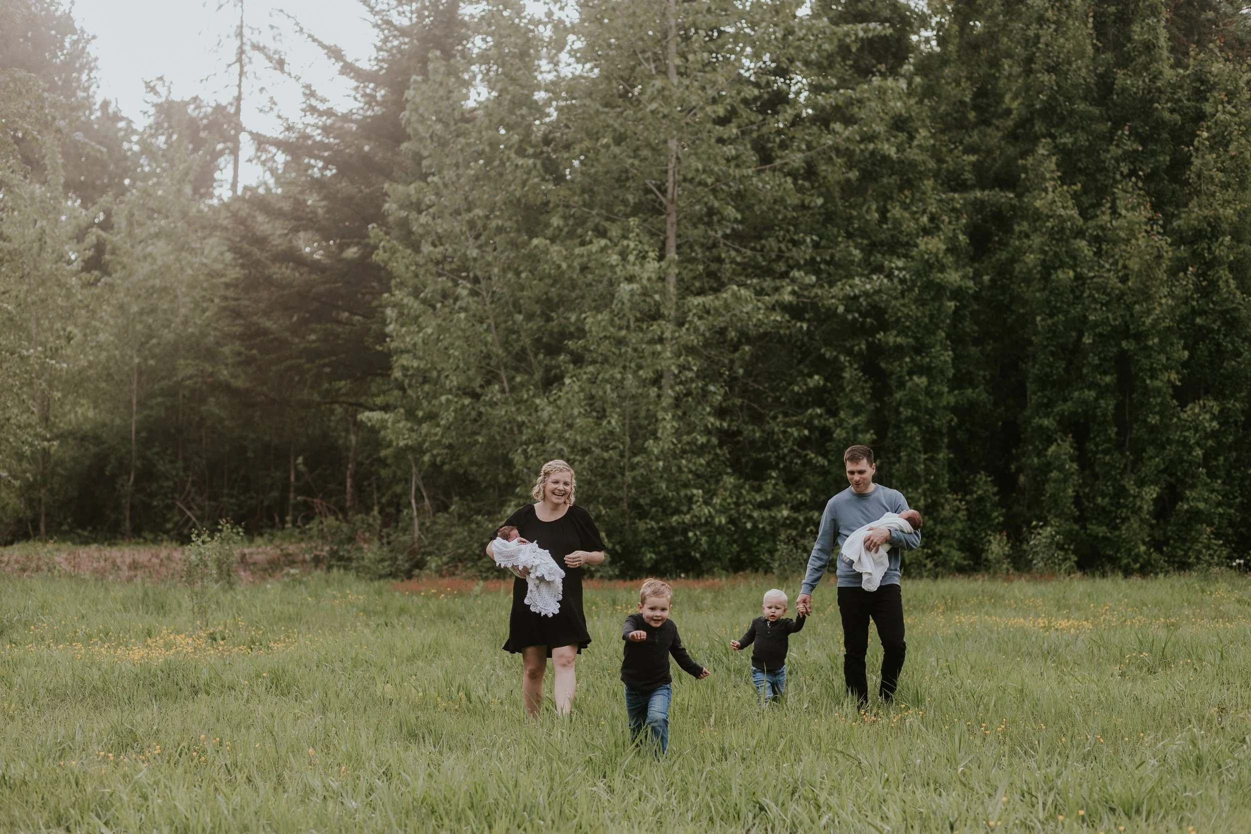 Den Boers - Outdoor Twin Newborn Session