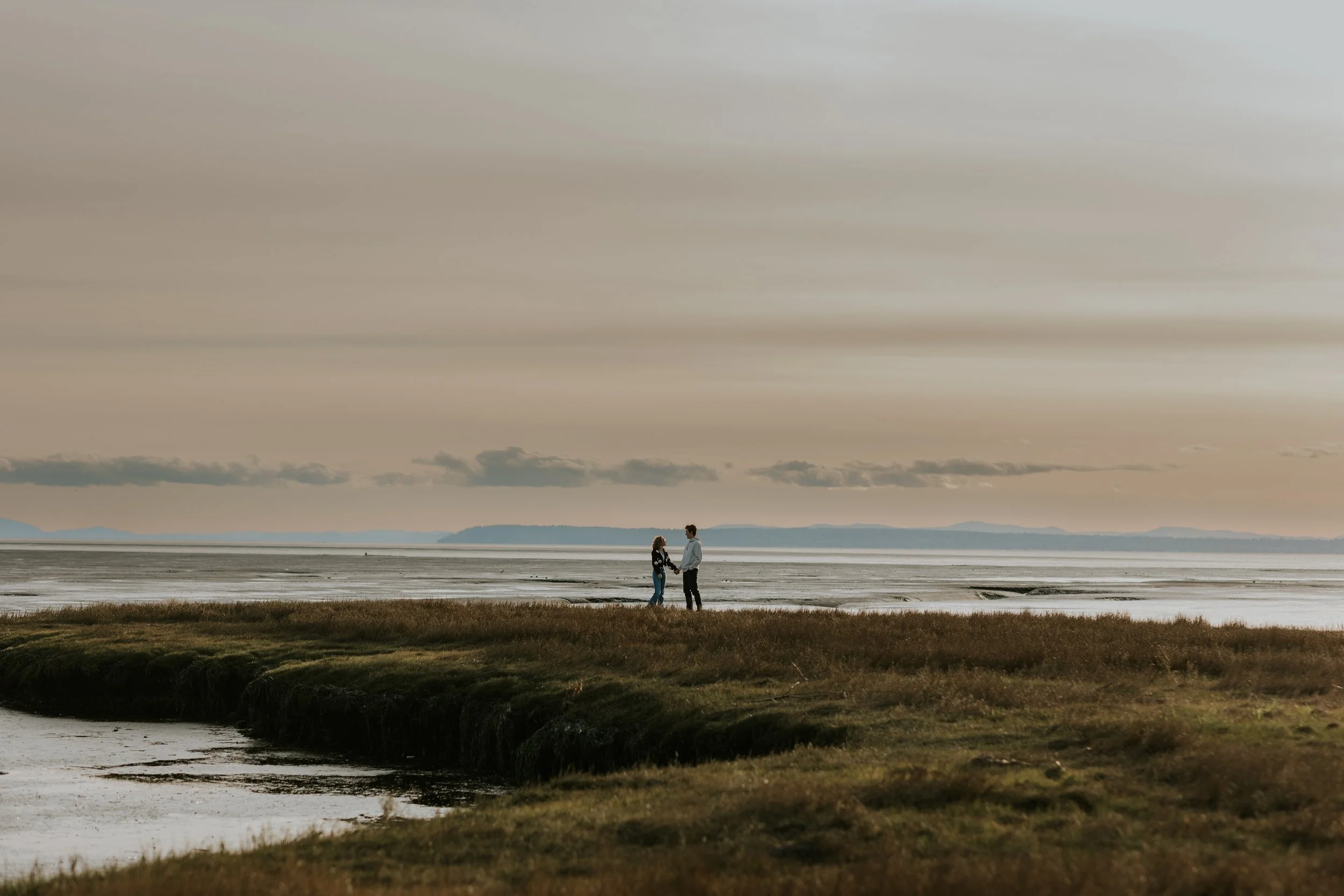 Robyn + Simon - Mud Bay Engagement Photographer