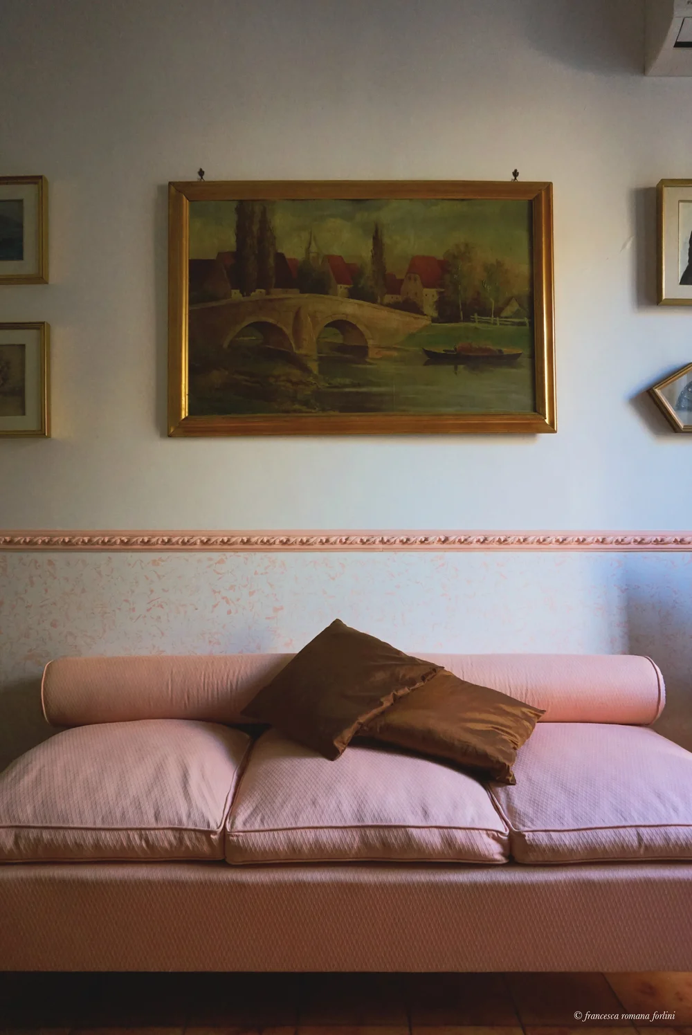  Interior of an apartment block in Via Metauro, Rome. 2019 