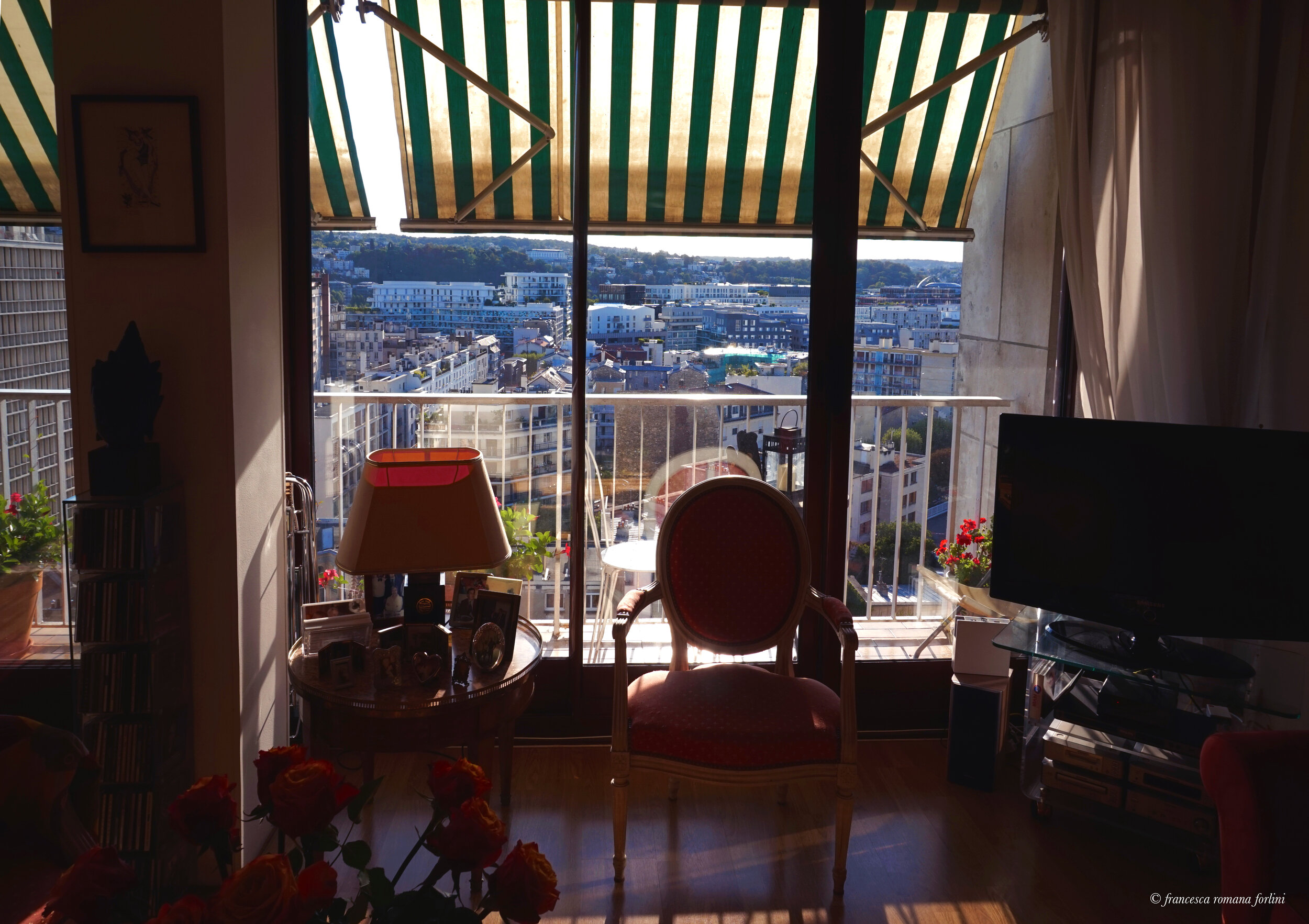  Salon with a view. Résidence Salmson at Point-du-Jour, Paris. 2019 