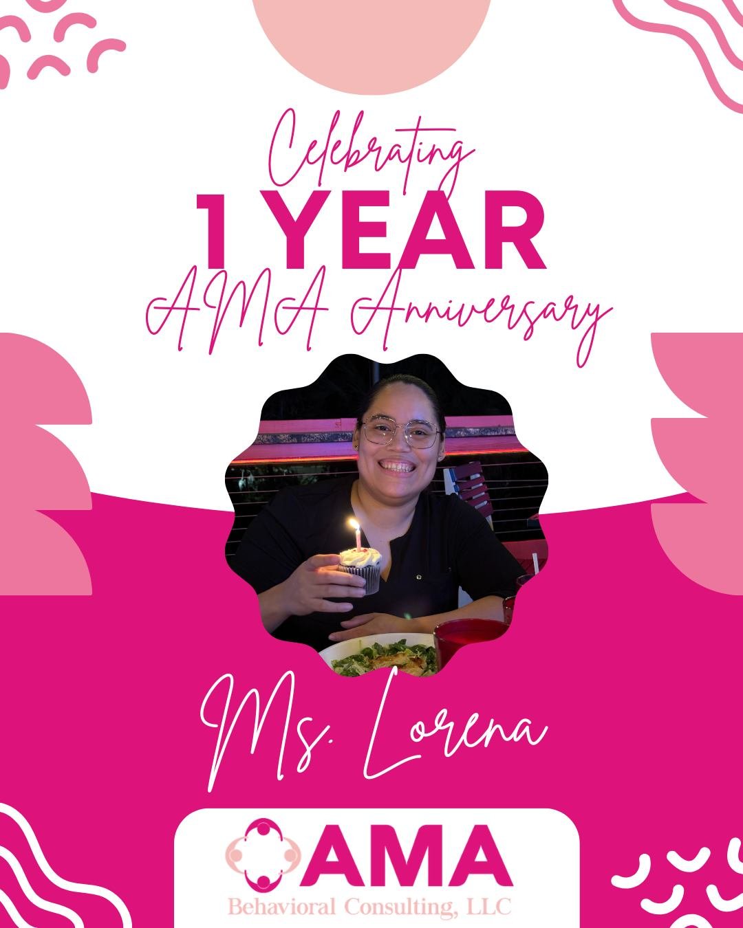 ✨🎉 ONE YEAR WITH Ms. Lorena 🎉✨

Today we&rsquo;re celebrating Ms. Lorena on her 1-year anniversary with AMA 🩷

From day one, she jumped straight into her role with confidence and heart. Over the past year, she has worked with almost every child we