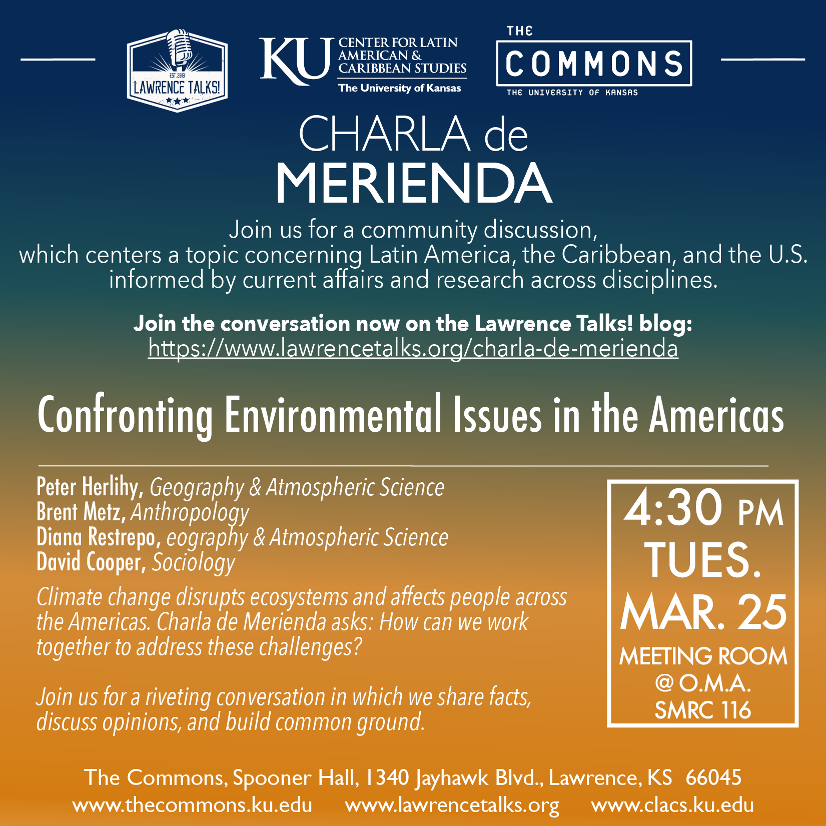 Charla de Merienda Presents: Indigenous Land Rights and Biodiversity