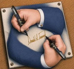 SIGNING OFF
Getting The Upper Hand

&ldquo;Today's Housing News Conference and Signing is hereby cancelled until such time as we pass the desperately needed SAVE AMERICA ACT, which I consider to be a National Emergency. Thank you for your attention t