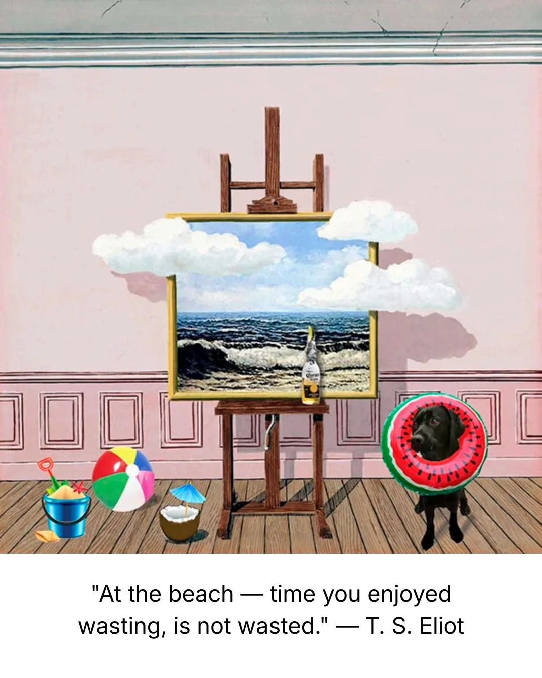 LIFE&rsquo;S A BEACH
Happy Summer!

Relax, be happy. Good dog, good times, good book.

From Art 2.0 of the Deal available on Amazon: https://a.co/d/01UEjDnI 

#SummerSolstice #Summer #PoliticalArt #ArtAsProtest #CathyHullOriginals