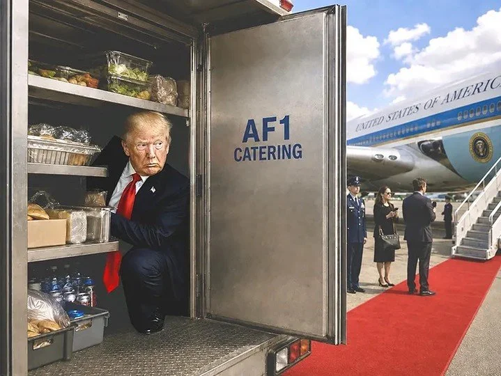 HAUTE CUISINE 
Party of One

"Any consequential presidents have a lot of threats. Non-consequential presidents don't get threatened. And I think that I may be the most consequential president." Donald J. Trump

Recipe for disaster: Free ran
