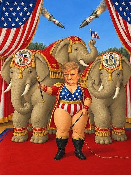 FLYING CIRCUS
The GOAT

&ldquo;You know, by the way, uh, we're kicking Iran's ass. You do know that, right? And that'll end soon. It's gonna end one way or the other.&rdquo; President DJT

While the country is embroiled in Trump&rsquo;s costly war of