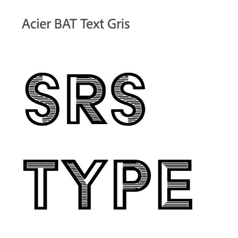 Does SRS Have a Typeface/Font?