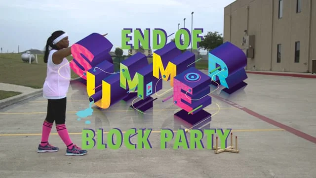 End of Summer Block Party Promo