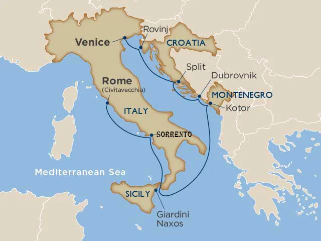 WindStar itinerary