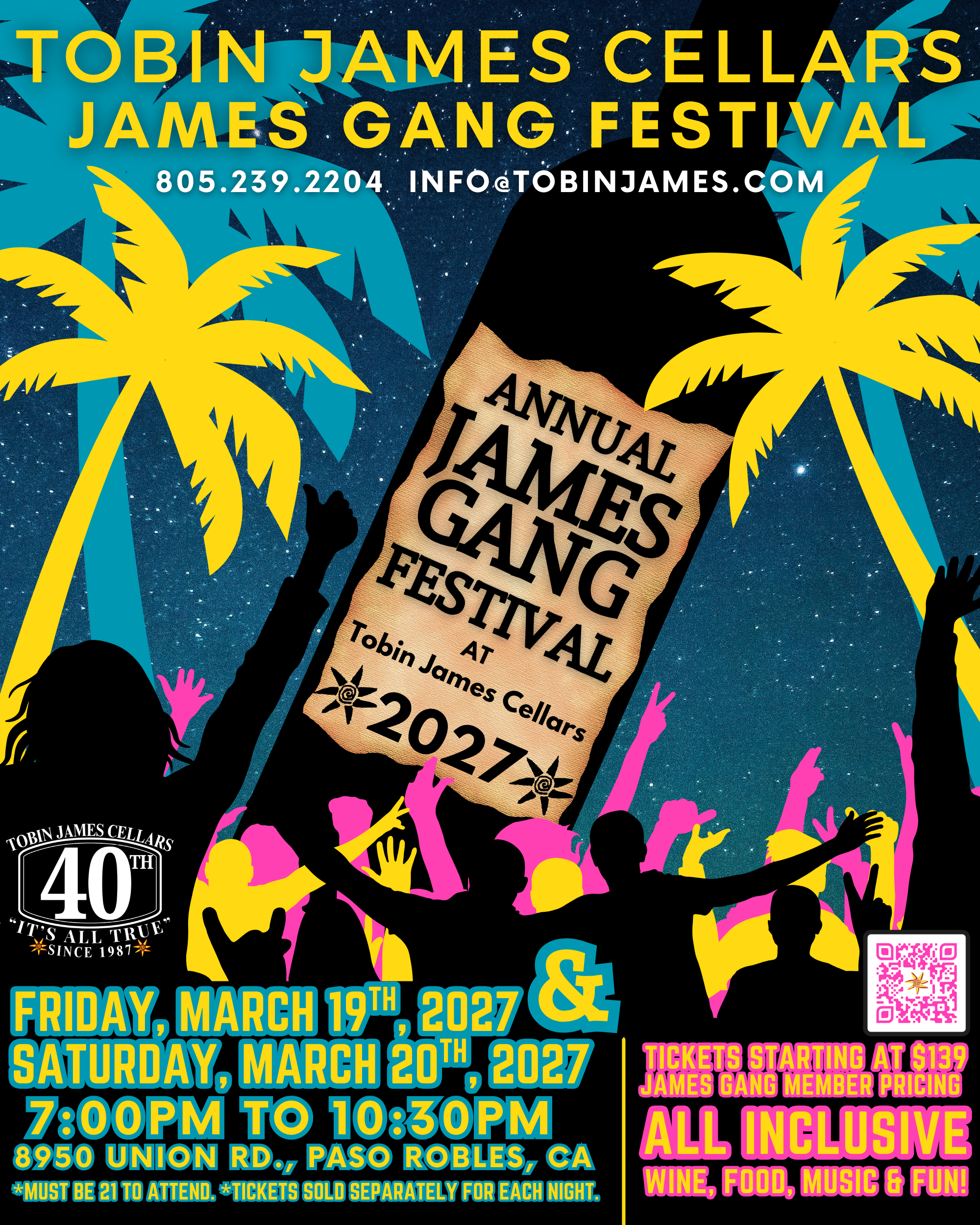 JAMES GANG FESTIVAL 2027