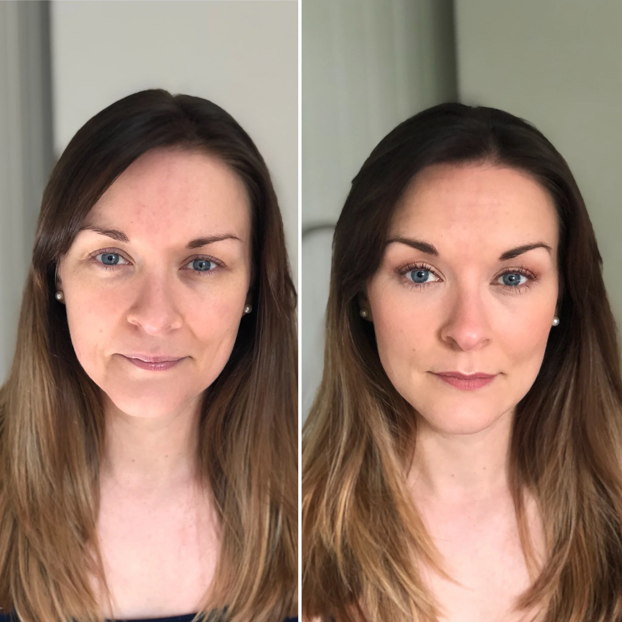 Before and After Makeup - Natural Look