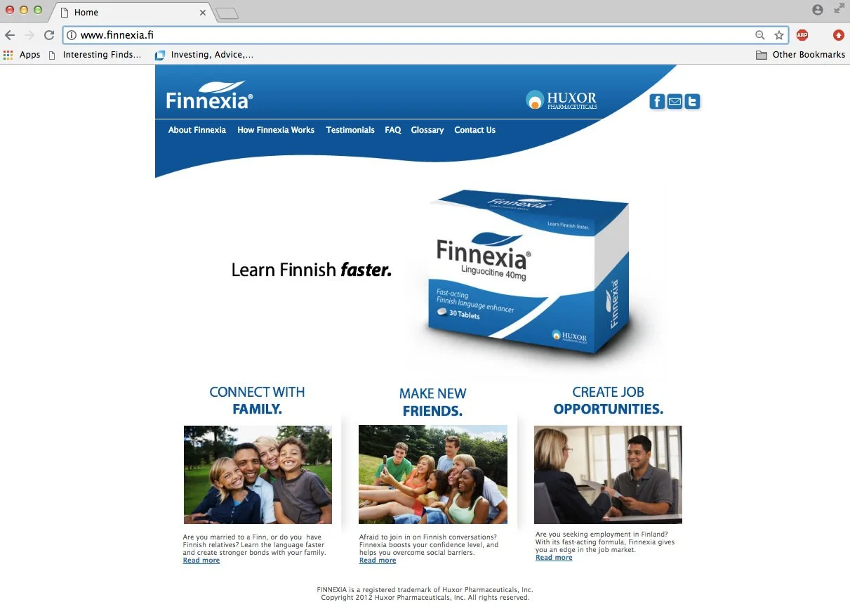 Finnexia® product website