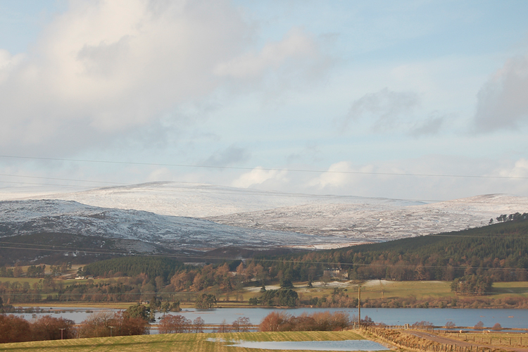 Soillerie House - Cairngorms coming out of winter