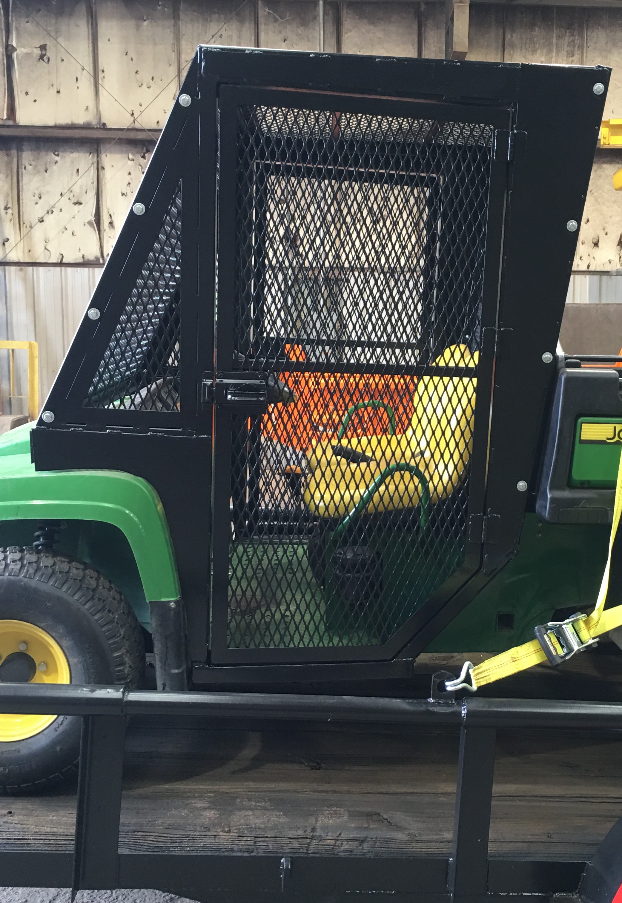  Custom golf cart cage Bent Brook Golf Course  