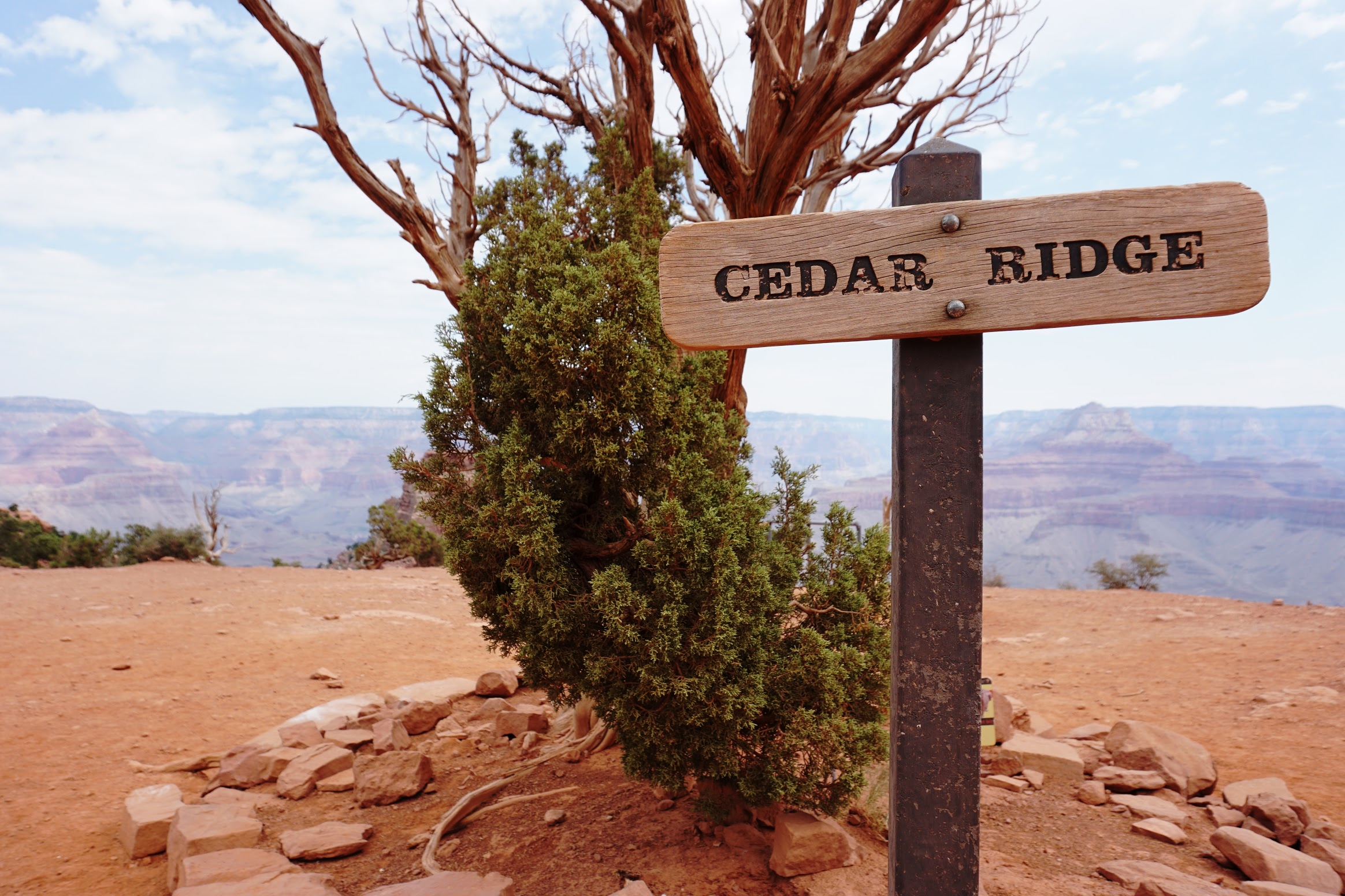 Cedar Ridge is a point along the South Kaibab Trail.