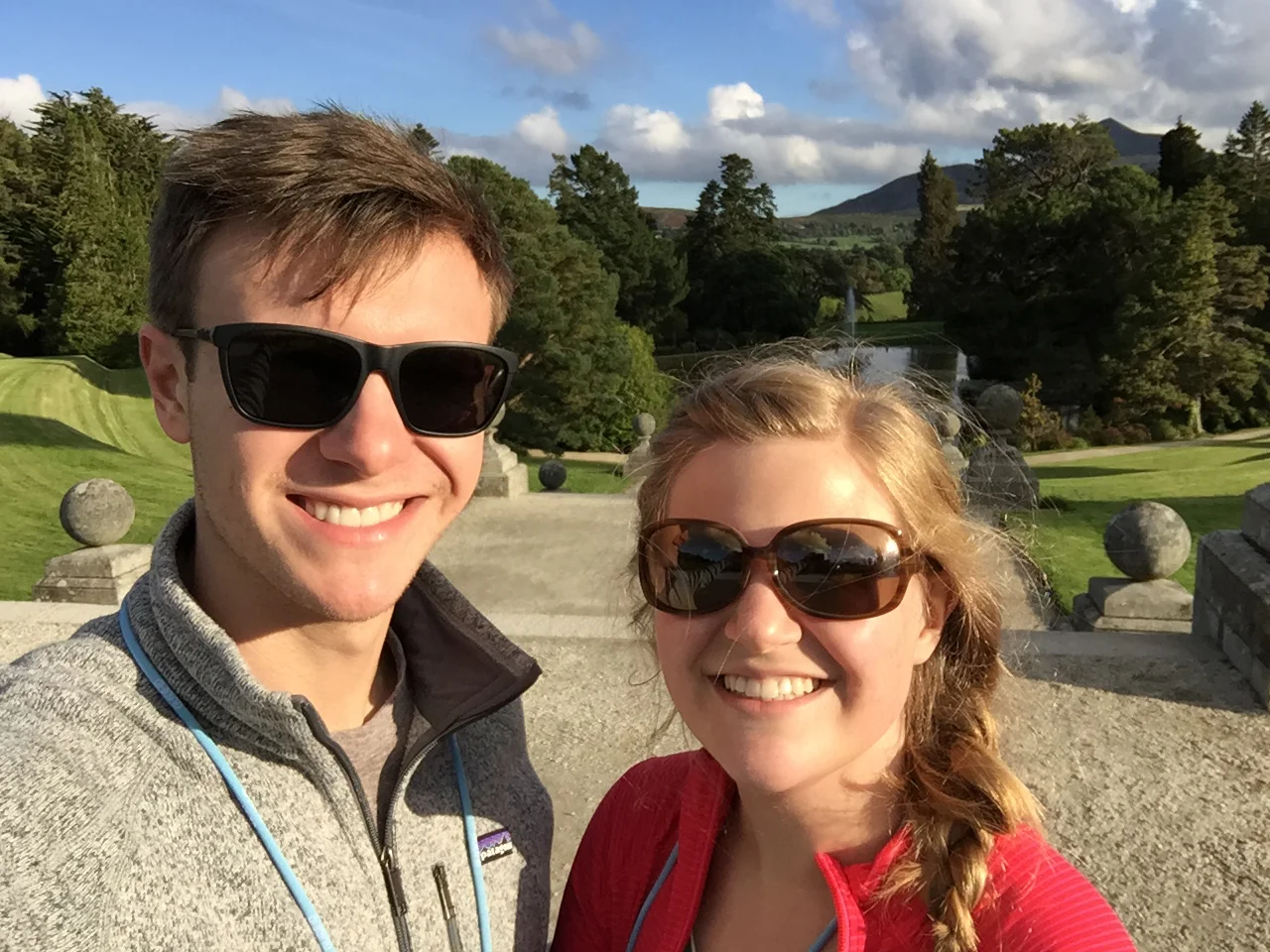 A sunny day at Powerscourt.
